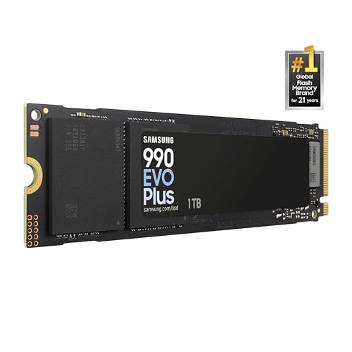 SAMSUNG 990 EVO Plus 1TB PCIe Gen 4 SSD - Upgrades Your PC/Laptops