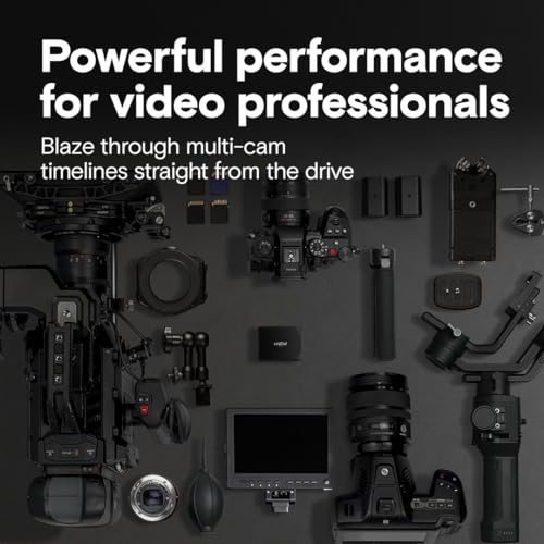 High-Speed 1TB Portable SSD for Content Creators and Gamers USB 3.2